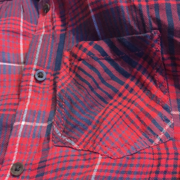 Long Red Flannel - Picture 5 of 6